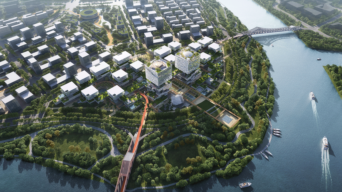 衢州市地标建筑概念性方案国际竞赛  ·  标段2 智慧岛