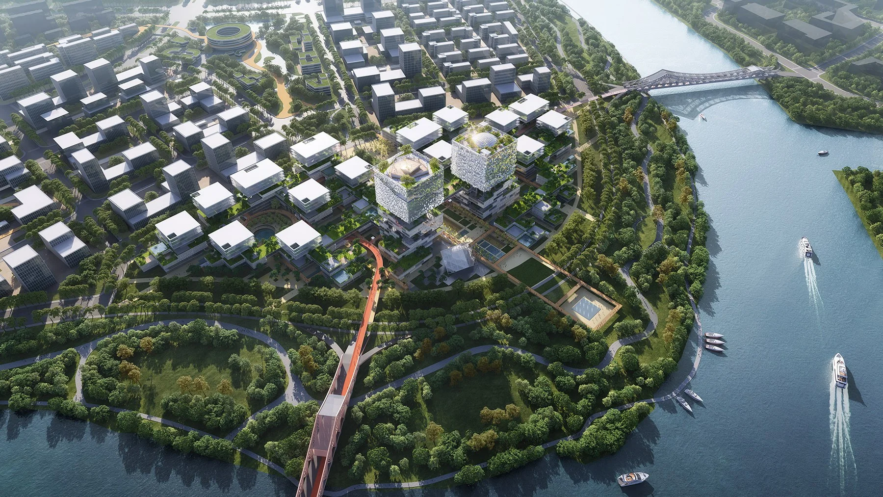 衢州市地标建筑概念性方案国际竞赛 · 标段2 智慧岛